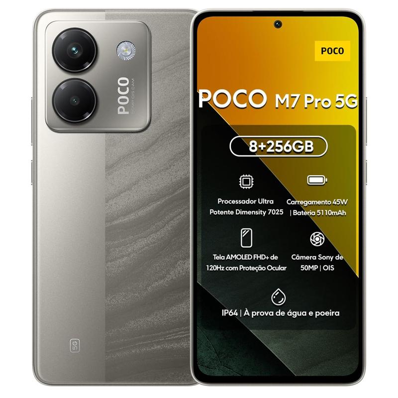 Androidタブレット本体 POCO M7 Pro 5G 256GB 8GB RAM XIAOMI POCO M7 PRO 5G NFC 256GB/8GB RAM - Xiaomi Curitiba - Xiaomi